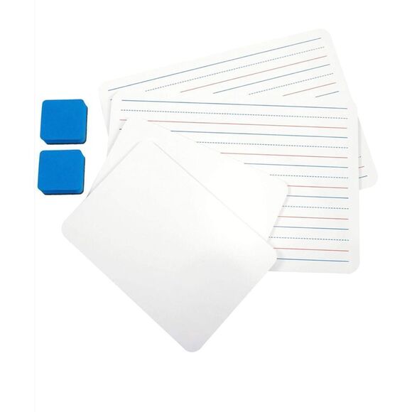 4 Pack Double Sided Dry Erase Boards - Picture 1 of 7